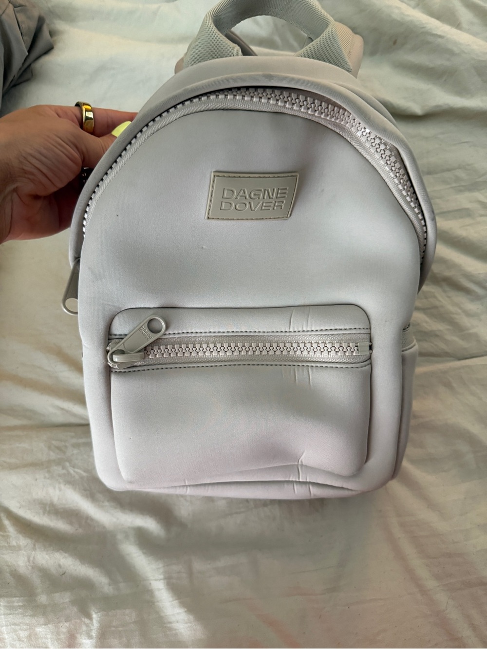 Dagne Dover Mini Backpack in Oyster